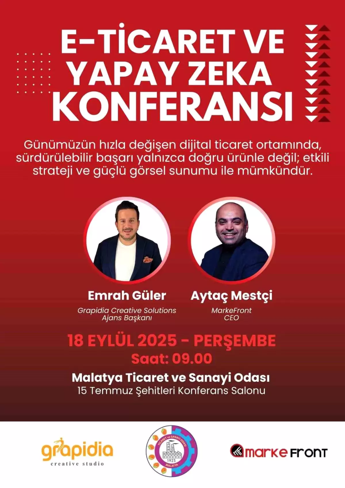 Malatya'da E-Ticaret ve Yapay Zeka Konferansı