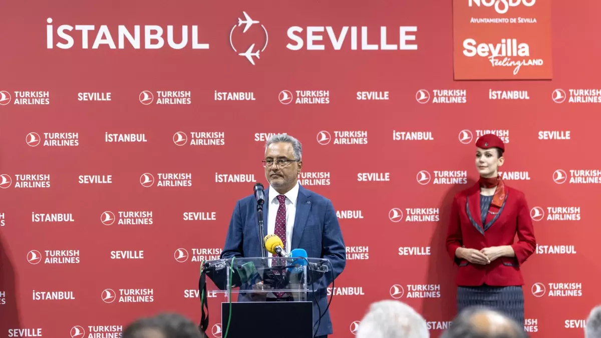 THY, Sevilla'ya Uçuş Başlattı