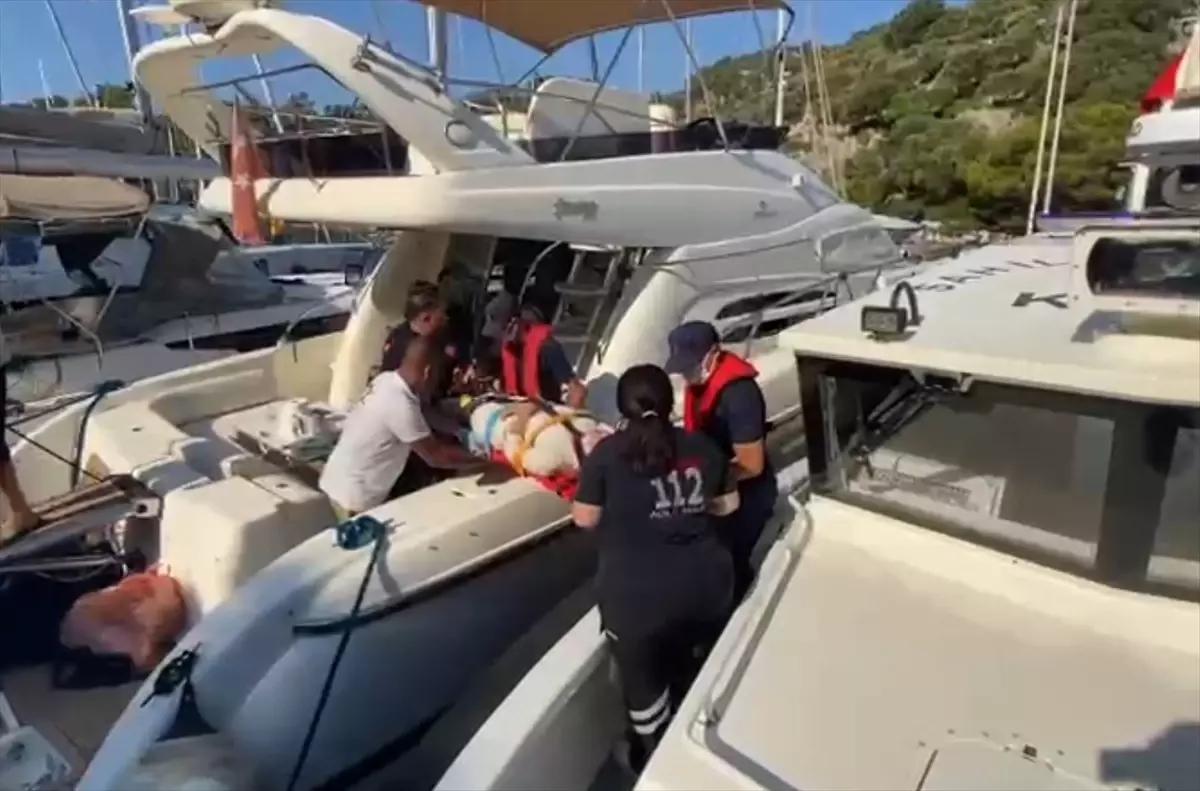 Dalaman'da Yatta Yaralanma