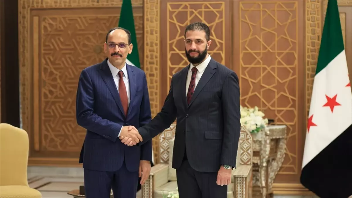 MİT Başkanı Kalın, Şam'da Cumhurbaşkanı Şara ile Görüştü