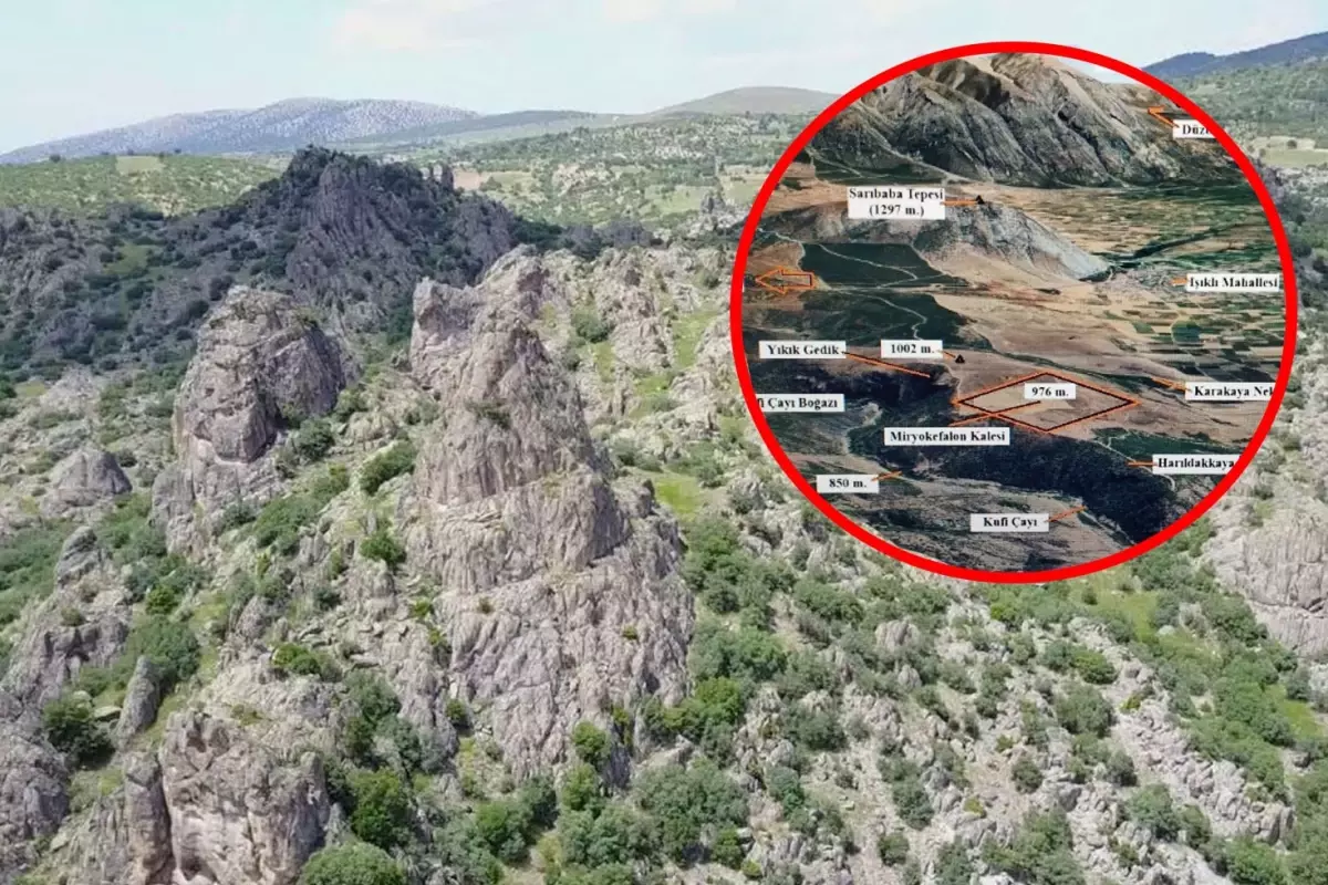 Anadolu'nun ebedi Türk yurdu olduğunu teyit eden Miryekefalon Kalesinin yeri tespit edildi