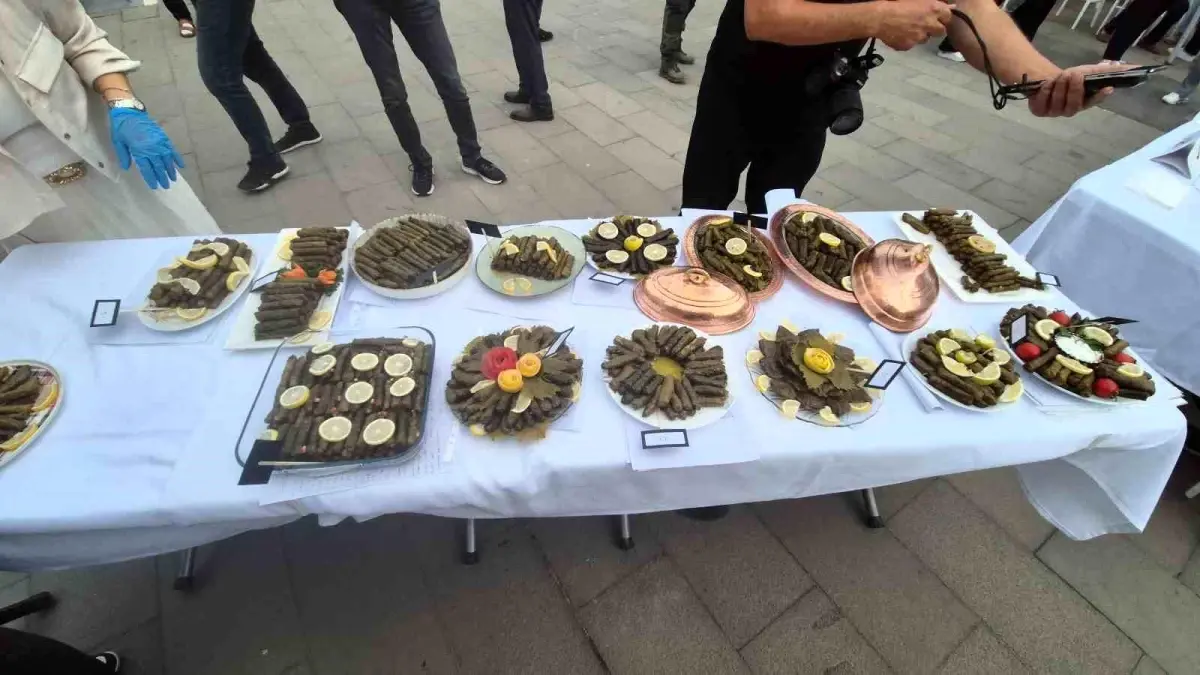 Süleymanpaşa'da Zeytinyağlı Sarma Yarışması