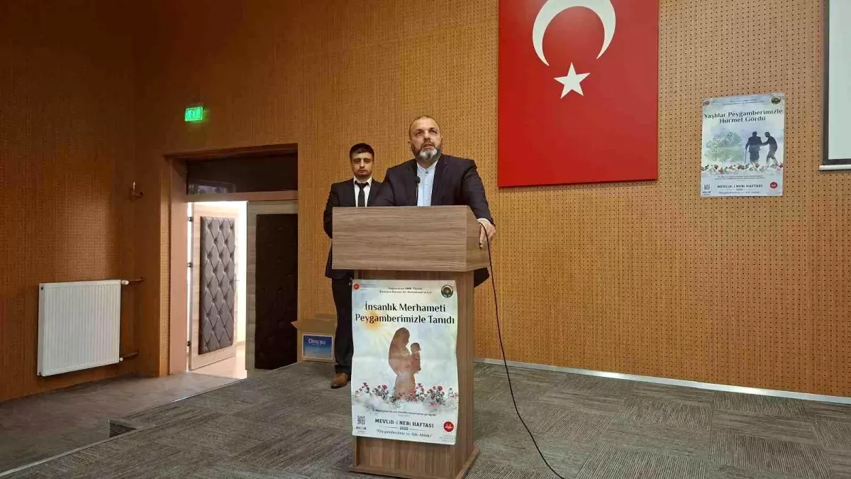 Hisarcık'ta Peygamber ve Aile Ahlakı Konferansı