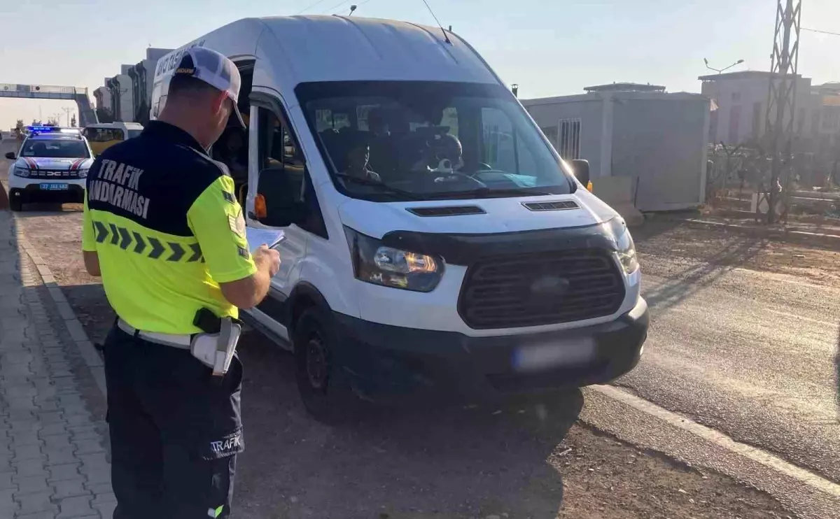 Gaziantep'te Okul Servis Denetimi