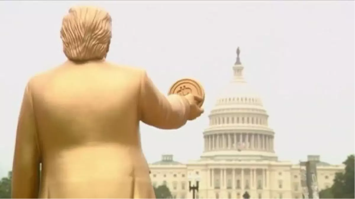 Trump'ın Bitcoin Heykeli Kongre'de Sergileniyor