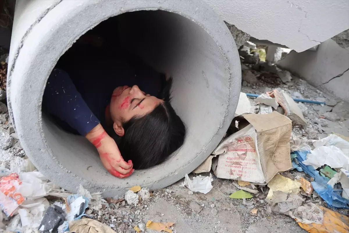 Iğdır'da Deprem Tatbikatı Gerçekleştirildi