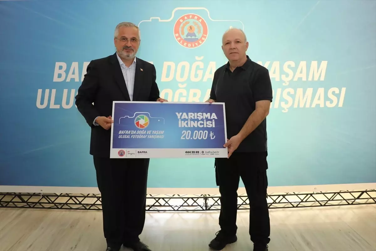 Bafra'da Fotoğraf Yarışması Ödül Töreni