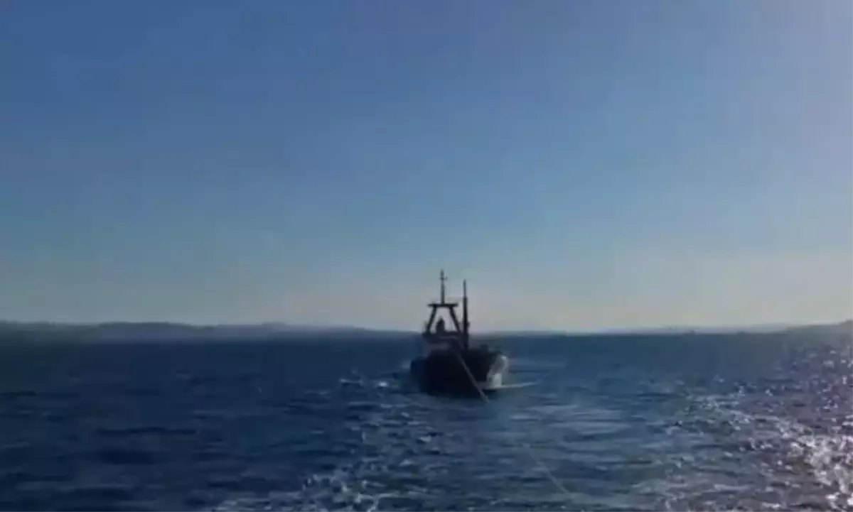 Çanakkale Boğazı'nda Gemide Arıza