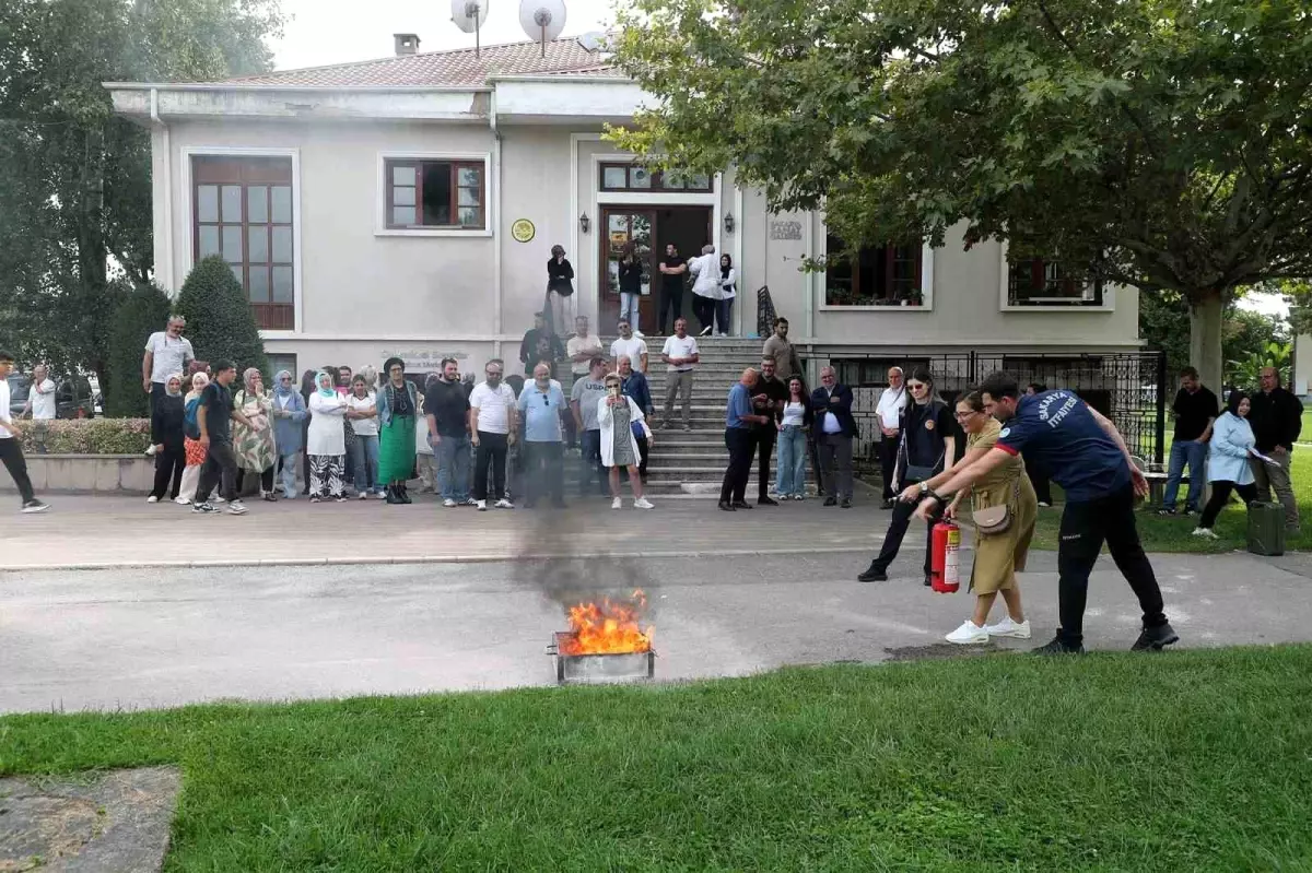 Sakarya Belediyesi'nde Yangın Eğitimi