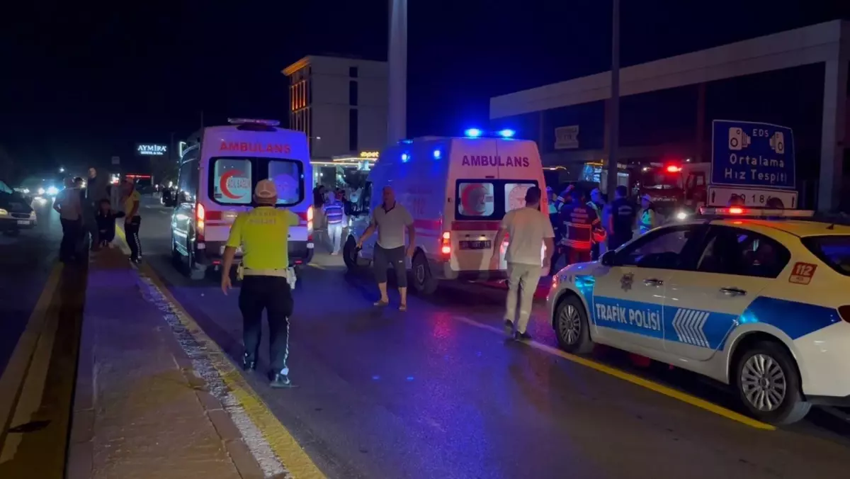 Aydın'da zincirleme trafik kazası! 1 kişi öldü, 5 yaralı var