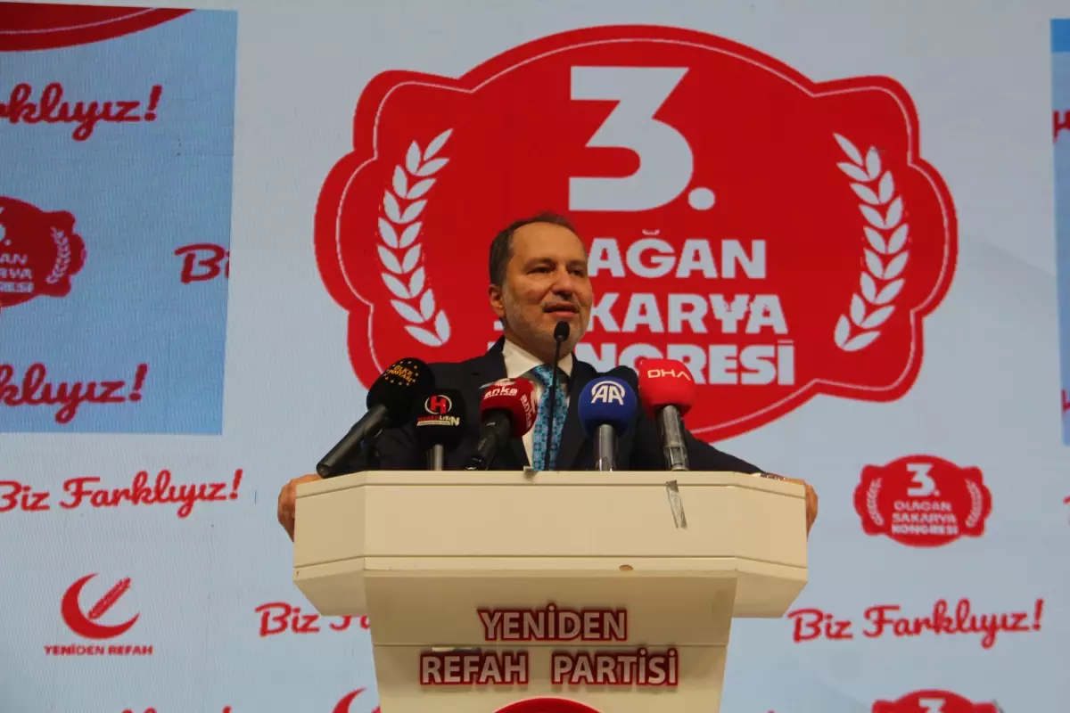 Fatih Erbakan'dan Ekonomi ve Adalet Vurgusu