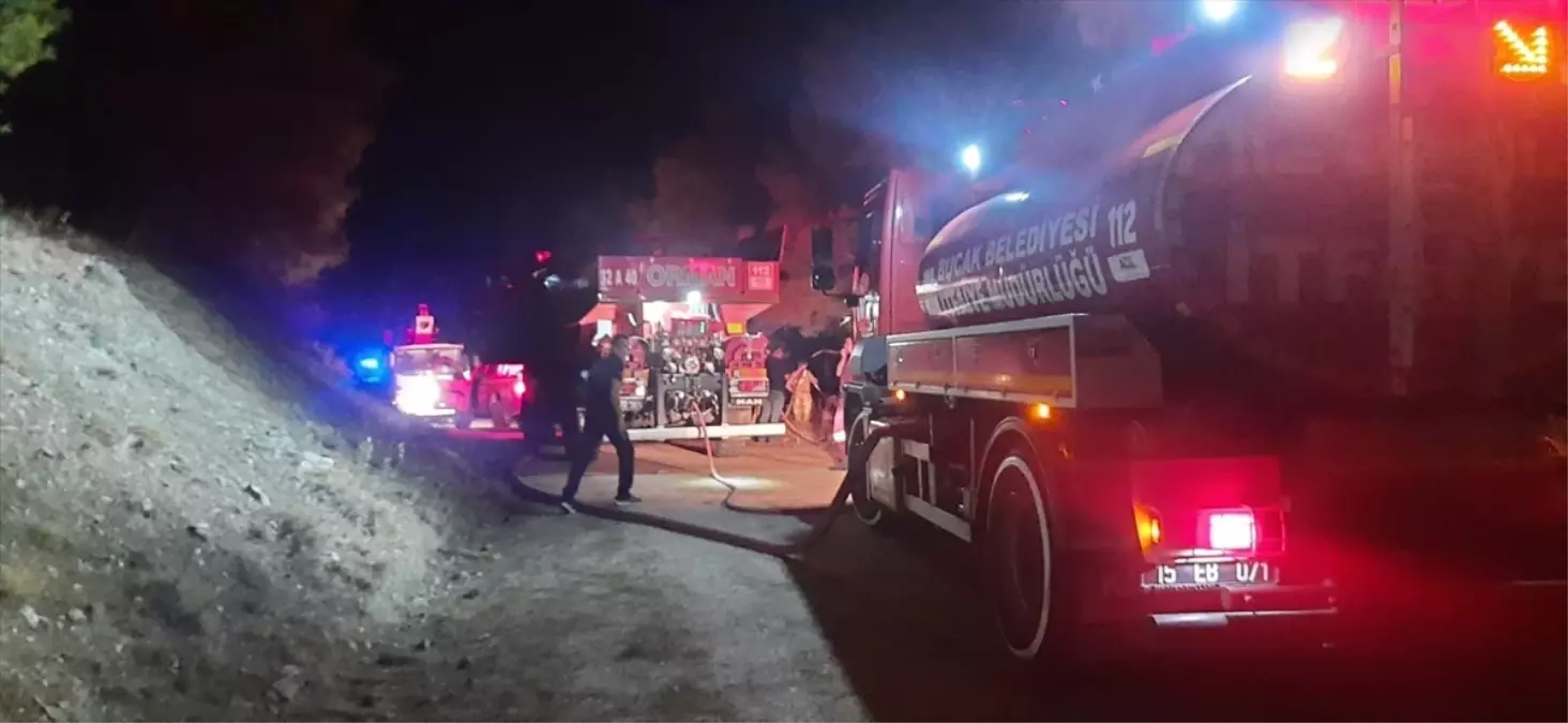 Bucak'ta Orman Yangını Söndürüldü