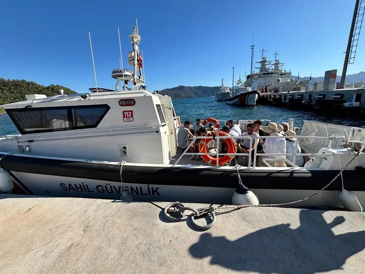 Marmaris'te 18 Düzensiz Göçmen Yakalandı