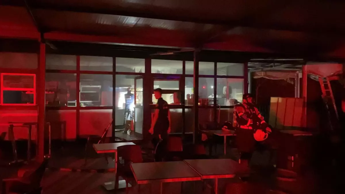 Okul Kantininde Yangın