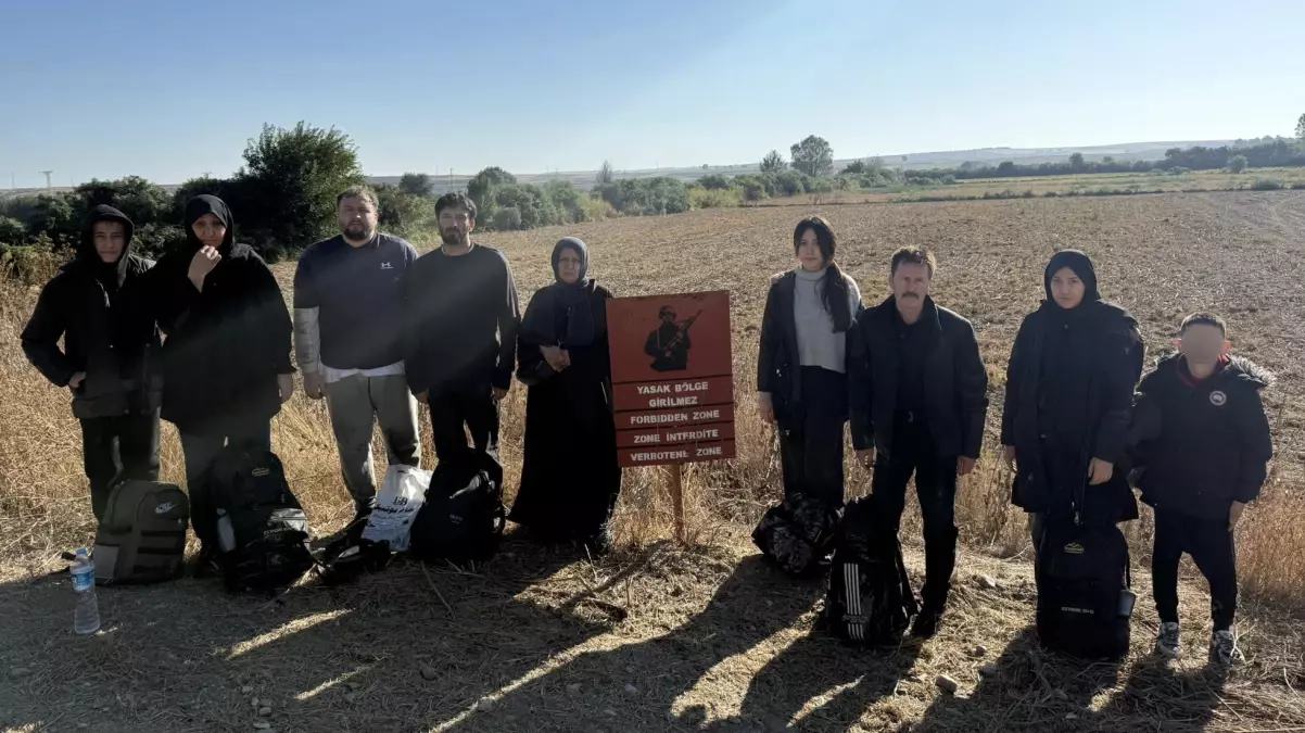 Edirne'de 18 Kaçak Göçmen Yakalandı