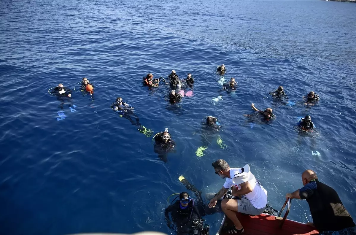 Fethiye'de Altın Palet Sualtı Şampiyonası