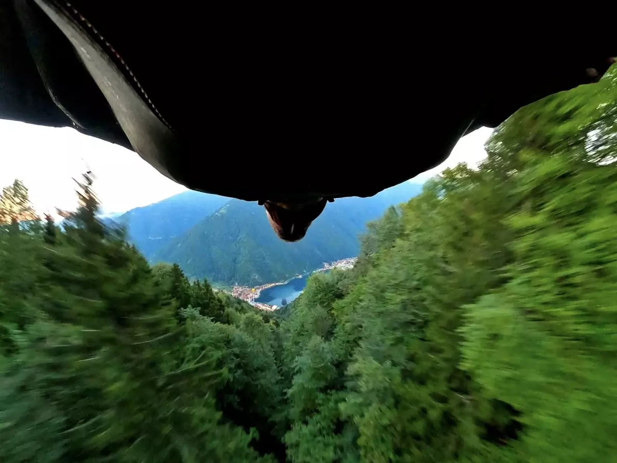 Sümela Manastırı'nda Wingsuit Uçuşu