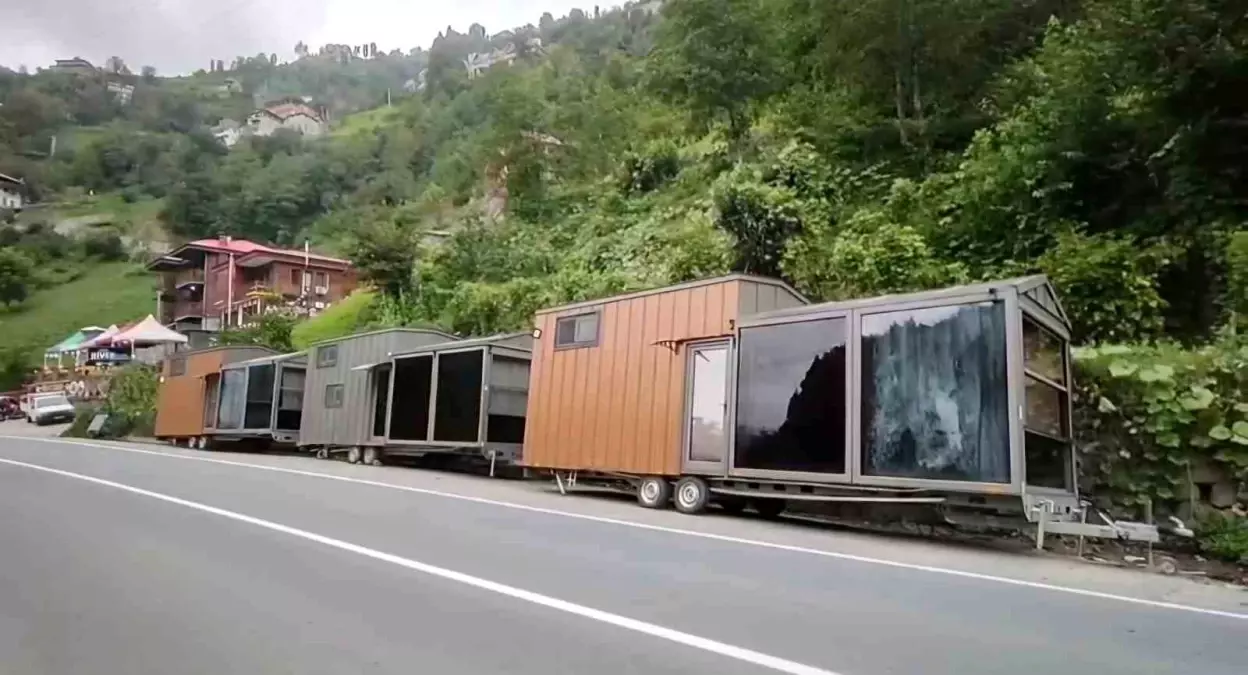 Rize'de Bungalovlar Sel Sebebiyle Kaldırılıyor