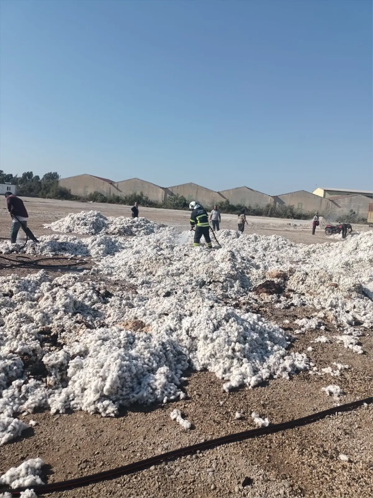 Adana'da Çırçır Fabrikasında Yangın