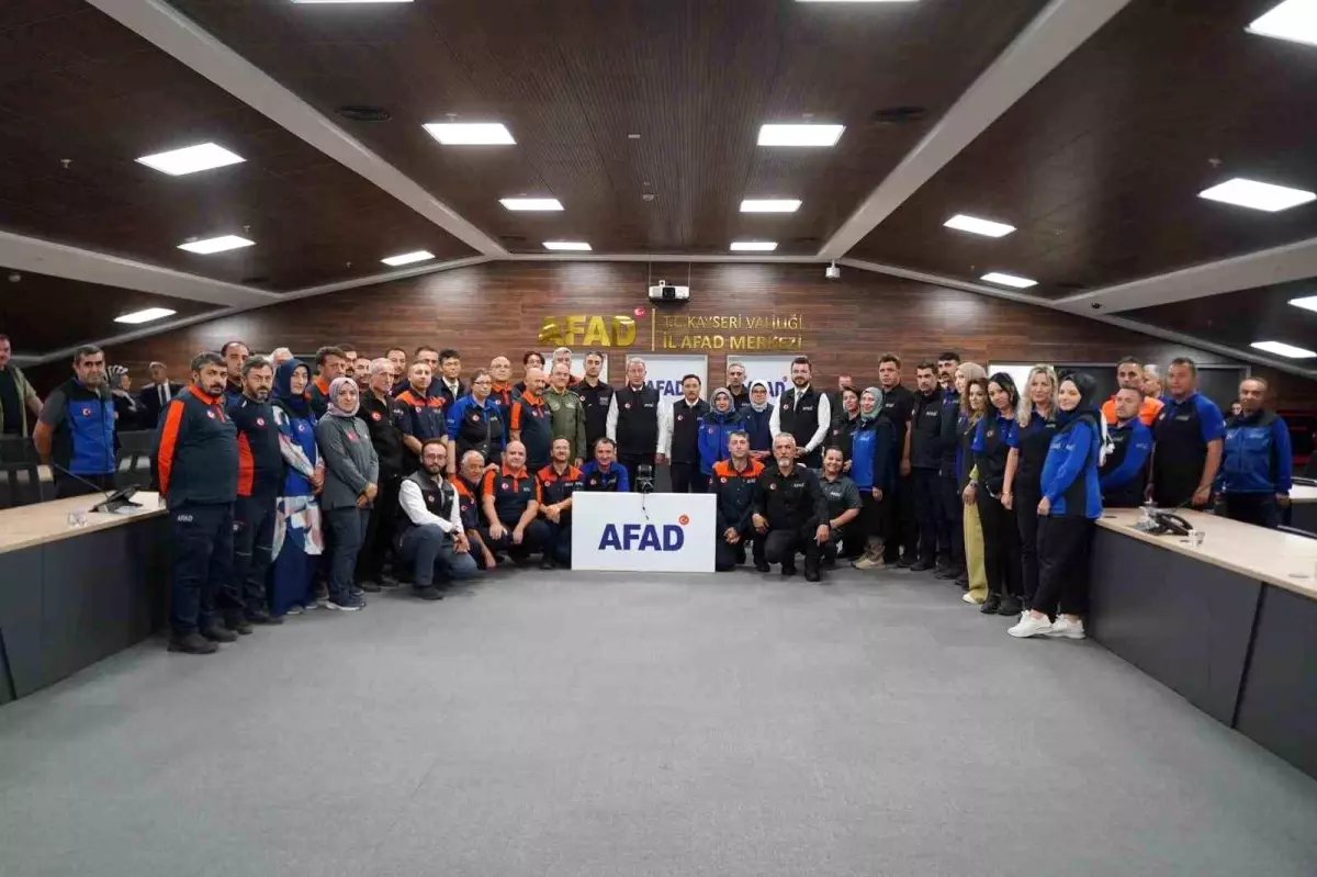 Kayseri'de Afet ve Acil Durum Toplantısı