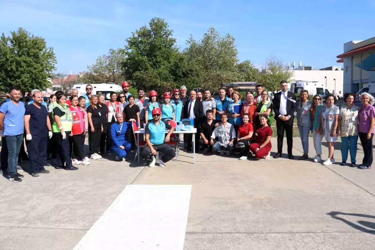 Fethiye'de Acil Durum Tatbikatı
