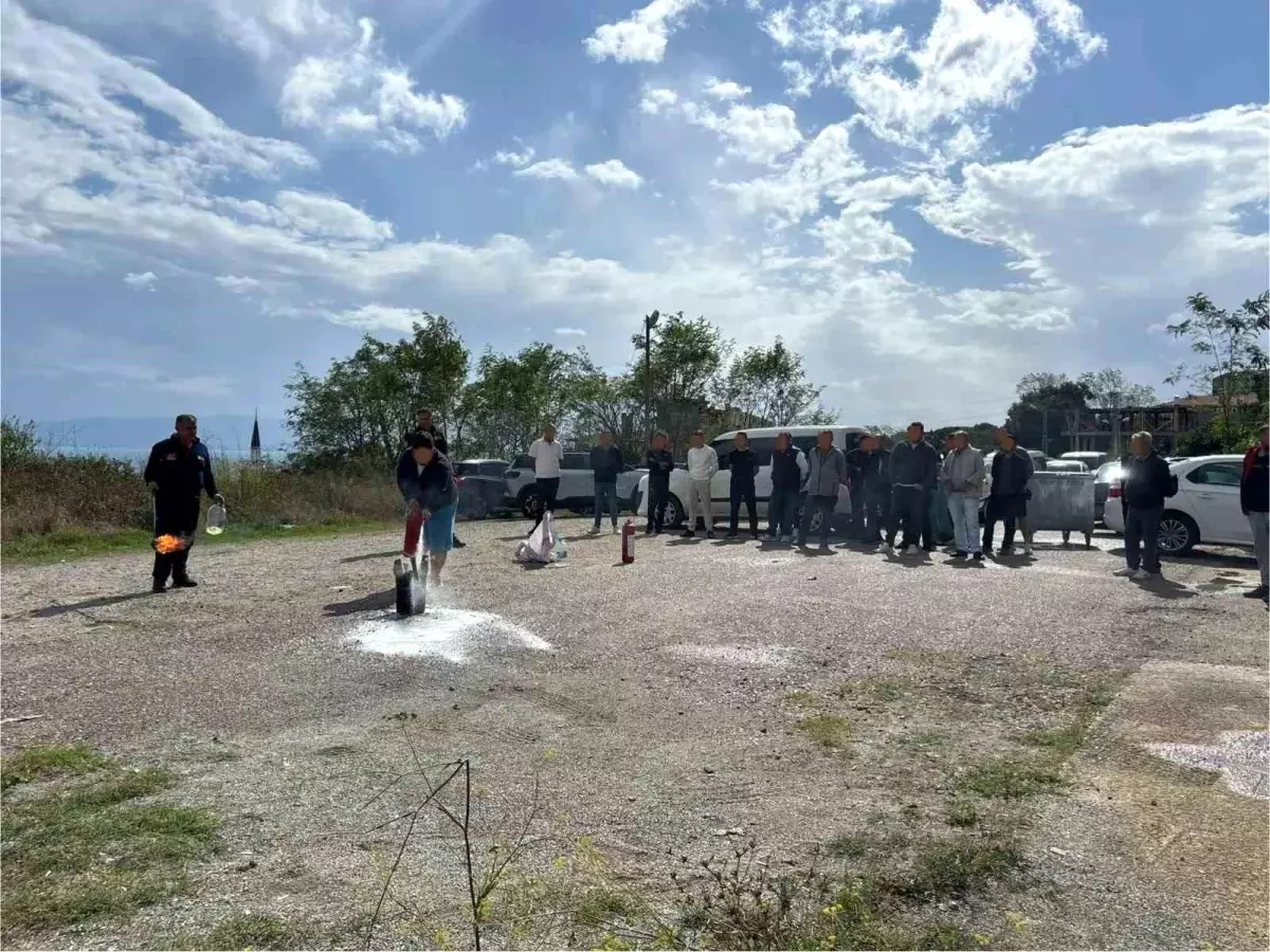 Sinop'ta Yangın Güvenliği Eğitimi