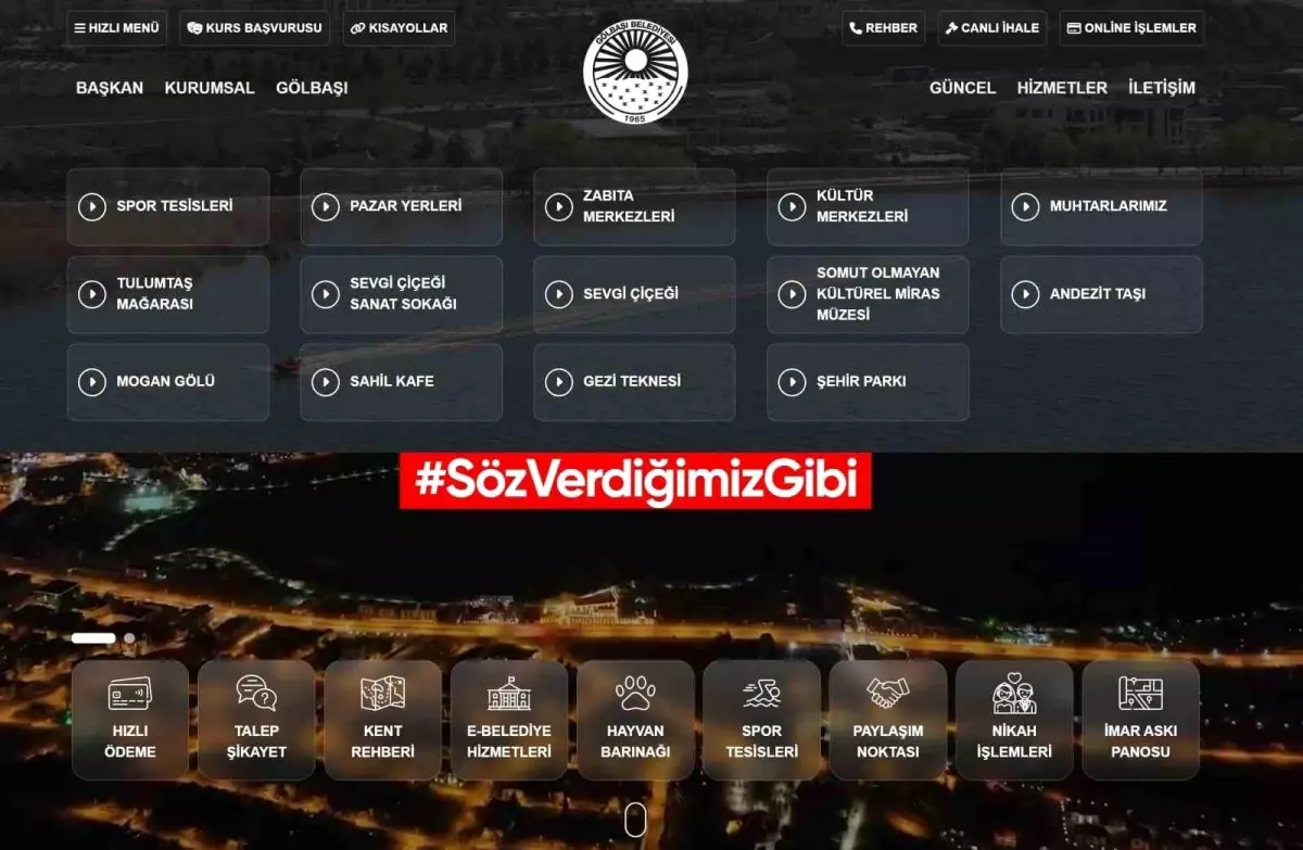 Gölbaşı Belediyesi Web Sitesini Yeniledi
