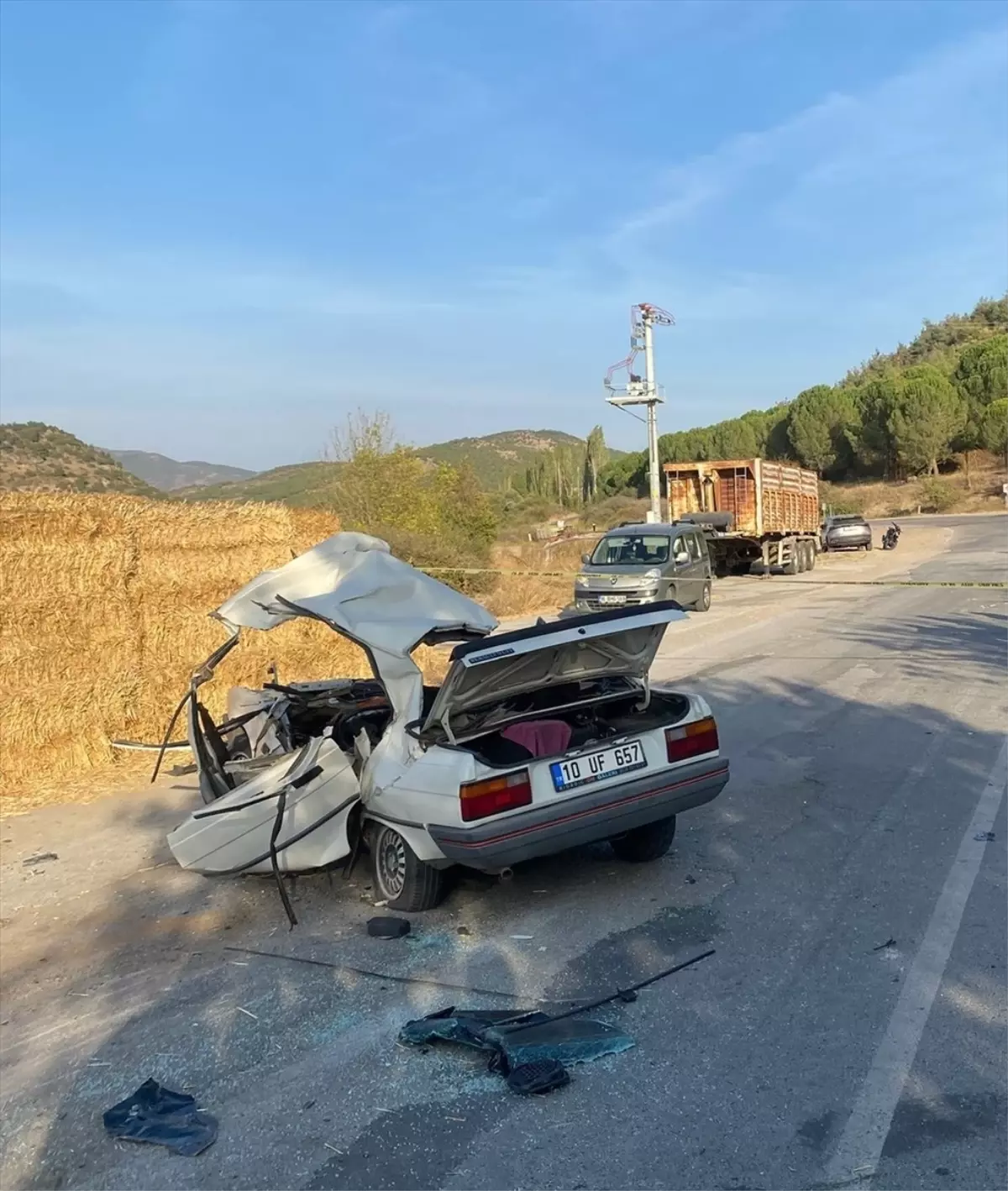 Bigadiç'te Trafik Kazası: Sürücü Hayatını Kaybetti