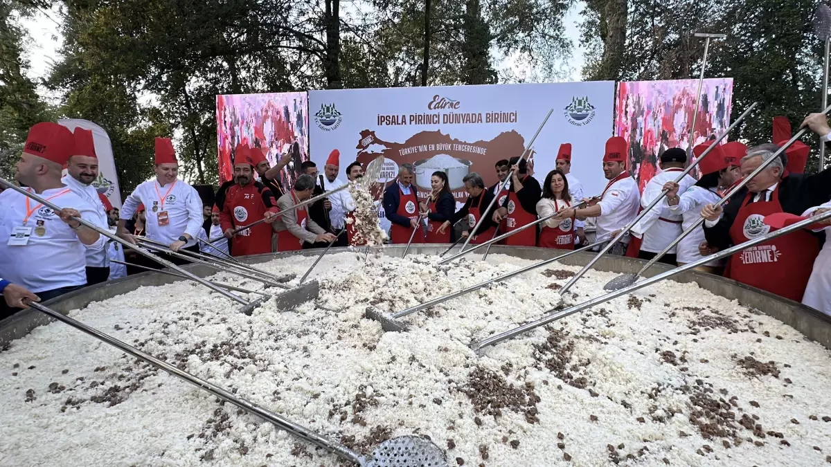 Edirne'de 6 Ton Pilav İkramı