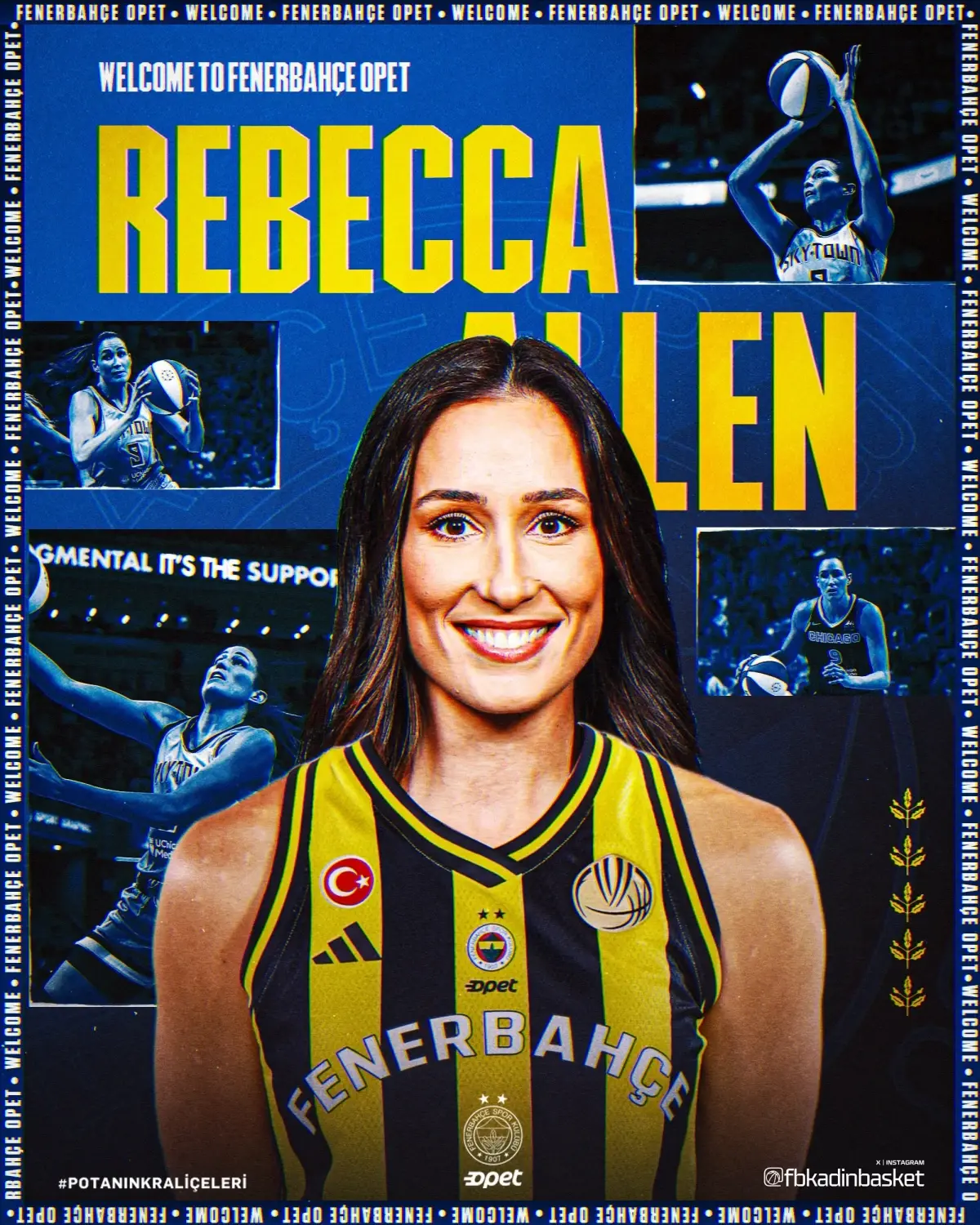 Fenerbahçe, Rebecca Allen ile Anlaştı