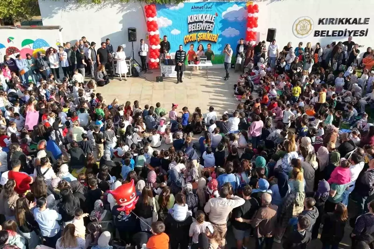 Kırıkkale'de Çocuk Şenlikleri Yoğun İlgiyle Gerçekleşti