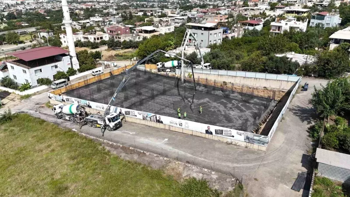 Hatay'da Çok Amaçlı Salon İnşaatına Başlandı