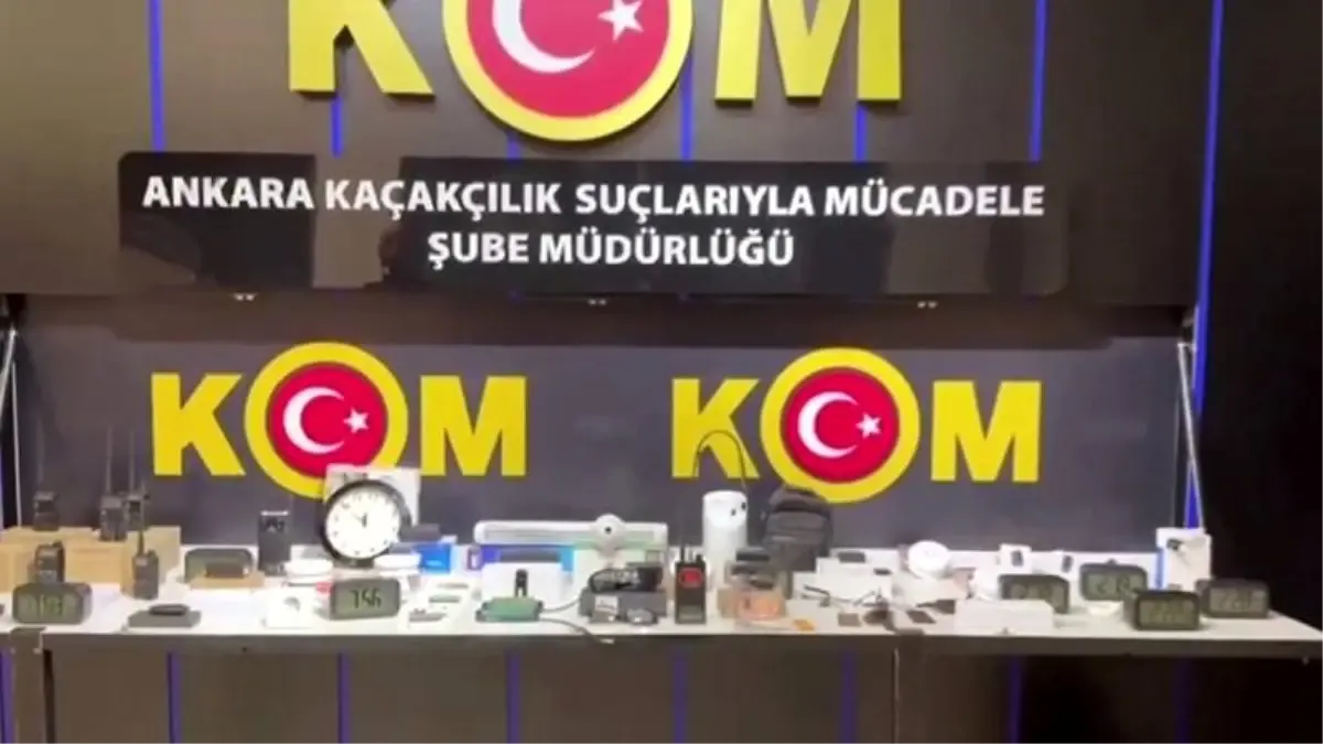 Ankara'da Dinleme Cihazları Ele Geçirildi