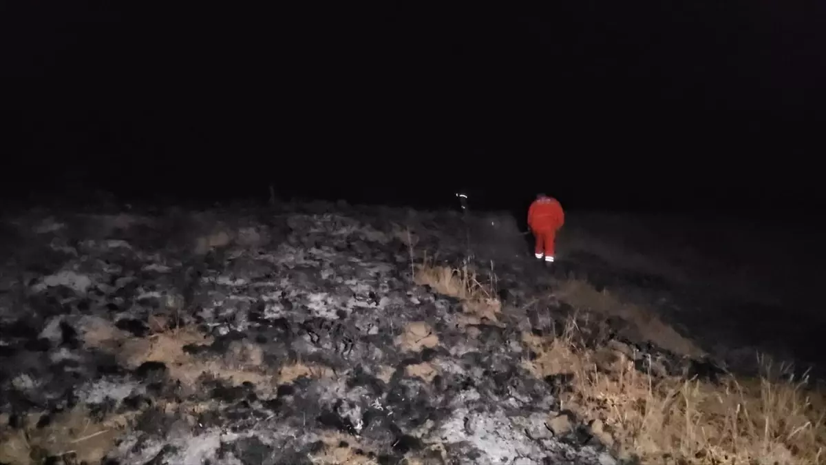 Çorum'da Arazi Yangını Kısa Sürede Söndürüldü