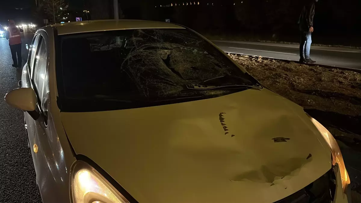 Kütahya'da Otomobilin Çarptığı Yaya Ağır Yaralandı