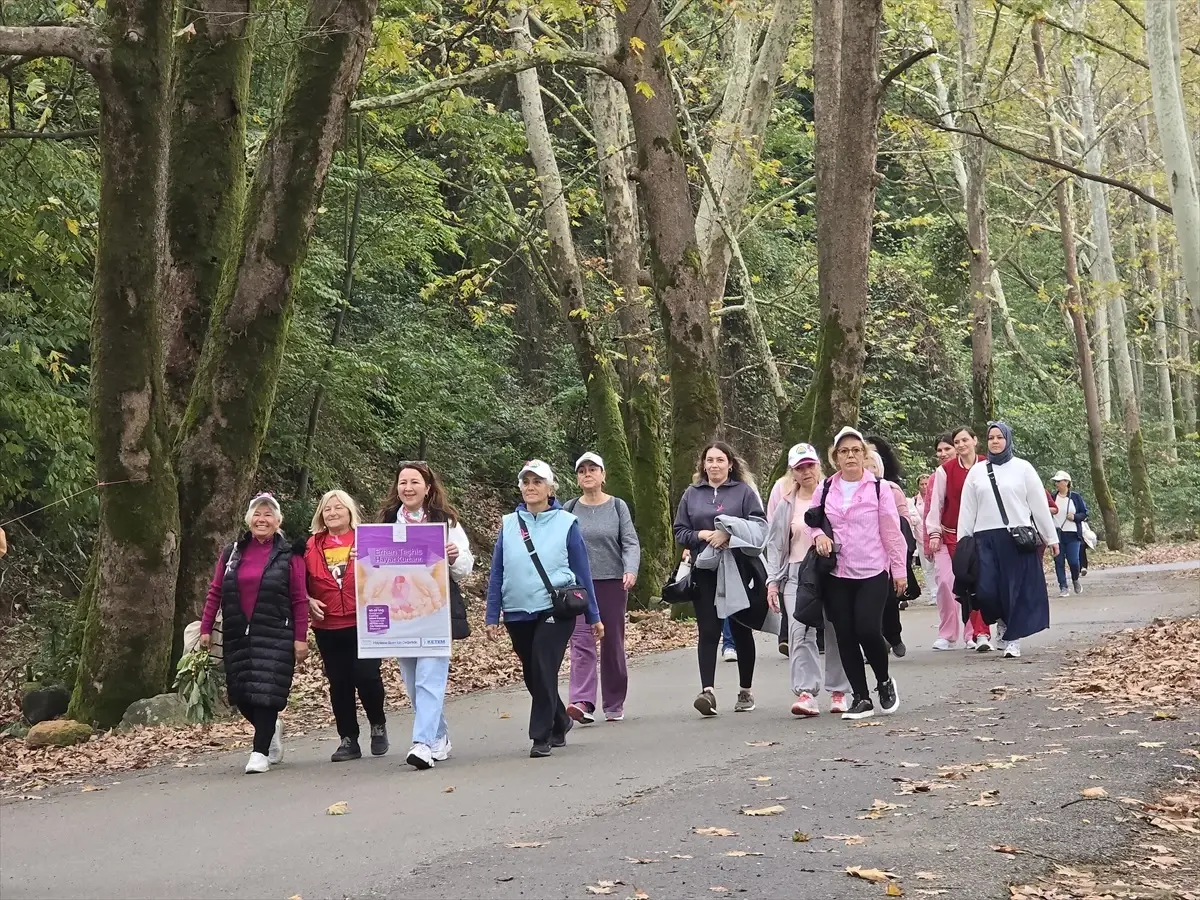 Çınarcık'ta Meme Kanseri Farkındalık Yürüyüşü