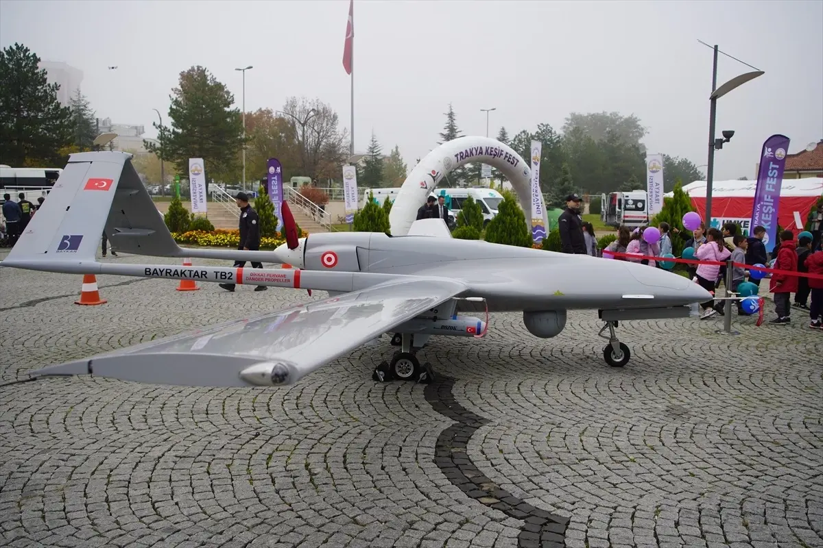 Bayraktar TB2 Edirne'de Sergilendi