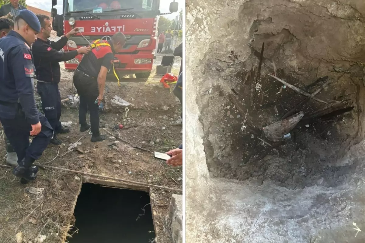 Nar toplamak isterken canından oluyordu: Kuyuya düşen çocuk kurtarıldı