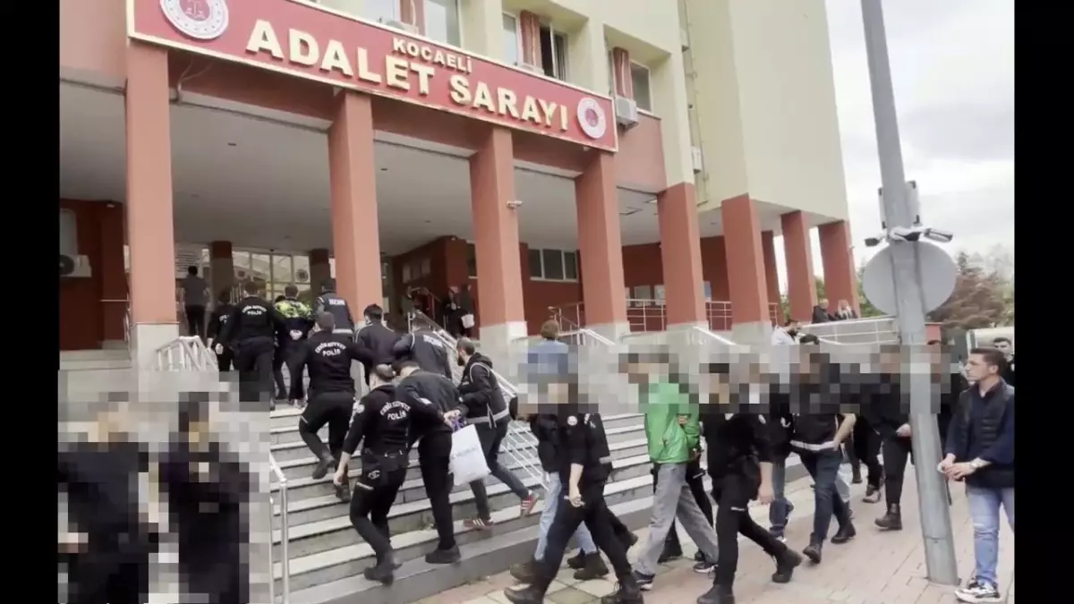 İzmit'te Kurşunlama Operasyonu: 12 Tutuklama