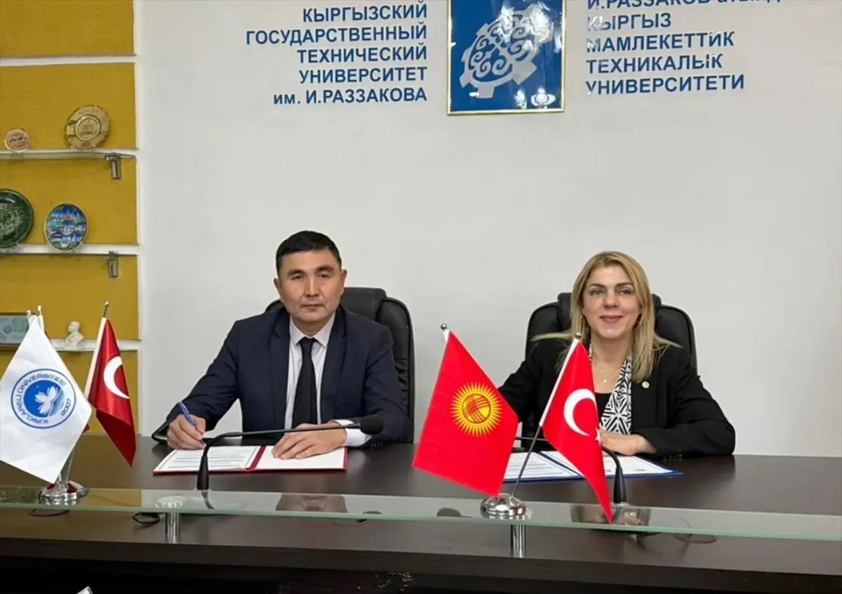 KLÜ Rektörü Kırgızistan'da İşbirliği Görüşmeleri Yaptı