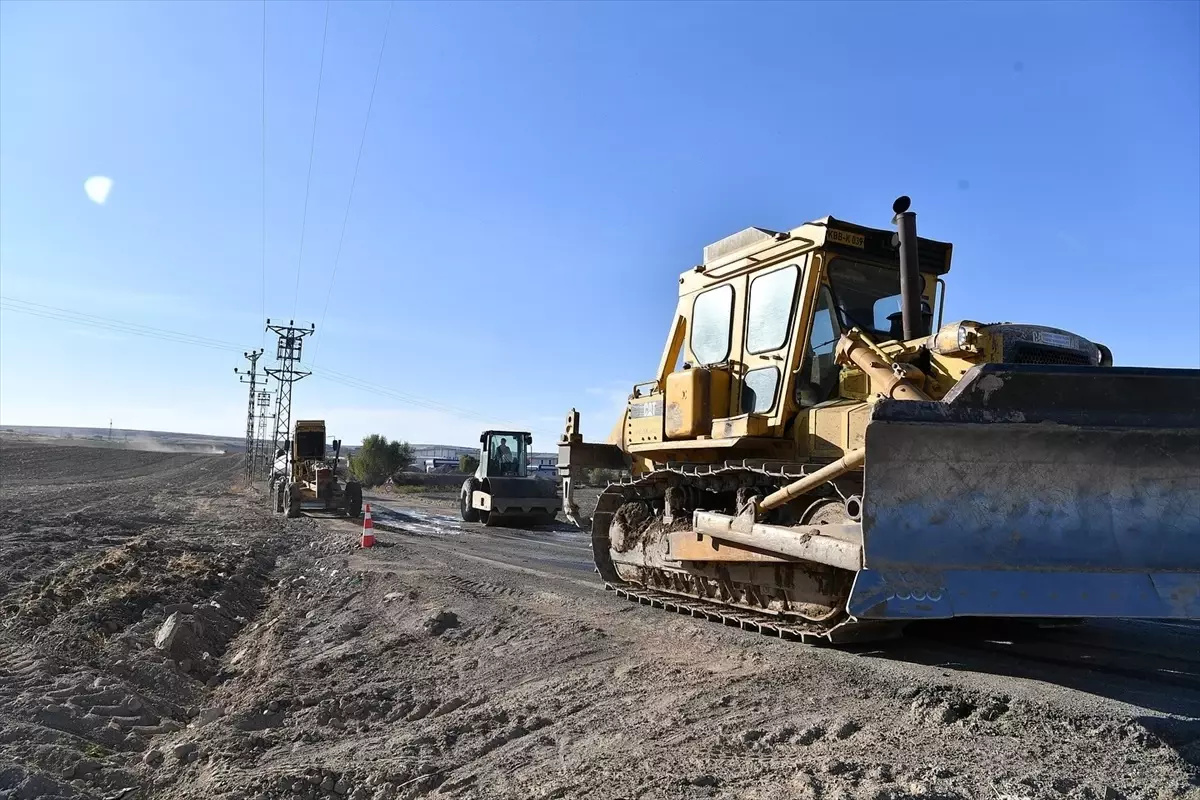 Kayseri'de 7 Km Yol Çalışmaları Başladı