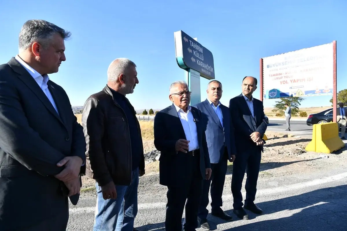 Kayseri'de Yeni Yol Yapım Çalışmaları Başladı