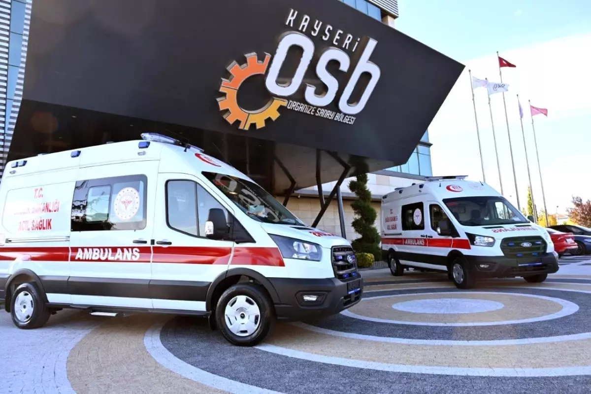 Kayseri OSB 2 Yeni Ambulans Aldı