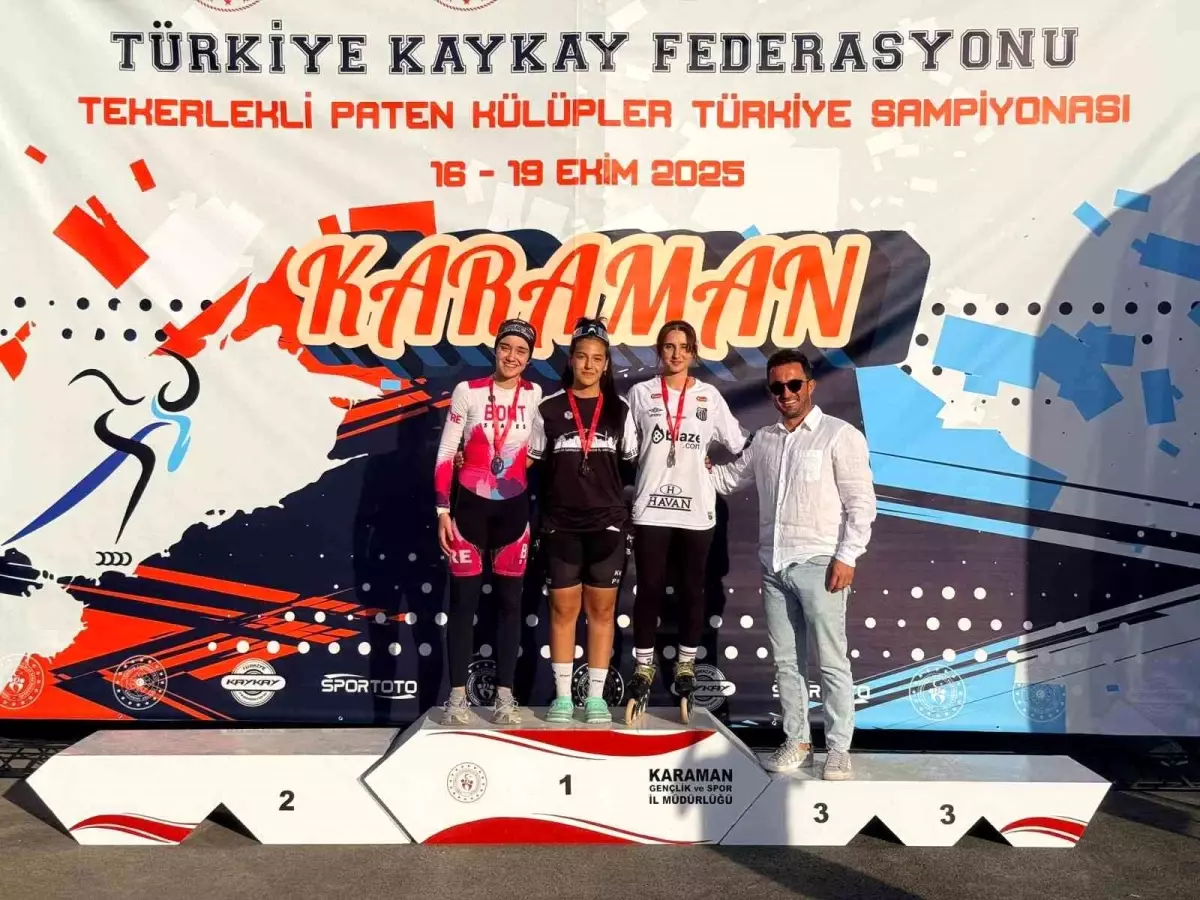 Tekerlekli Paten Türkiye Kulüpler Şampiyonası Karaman'da Yapıldı