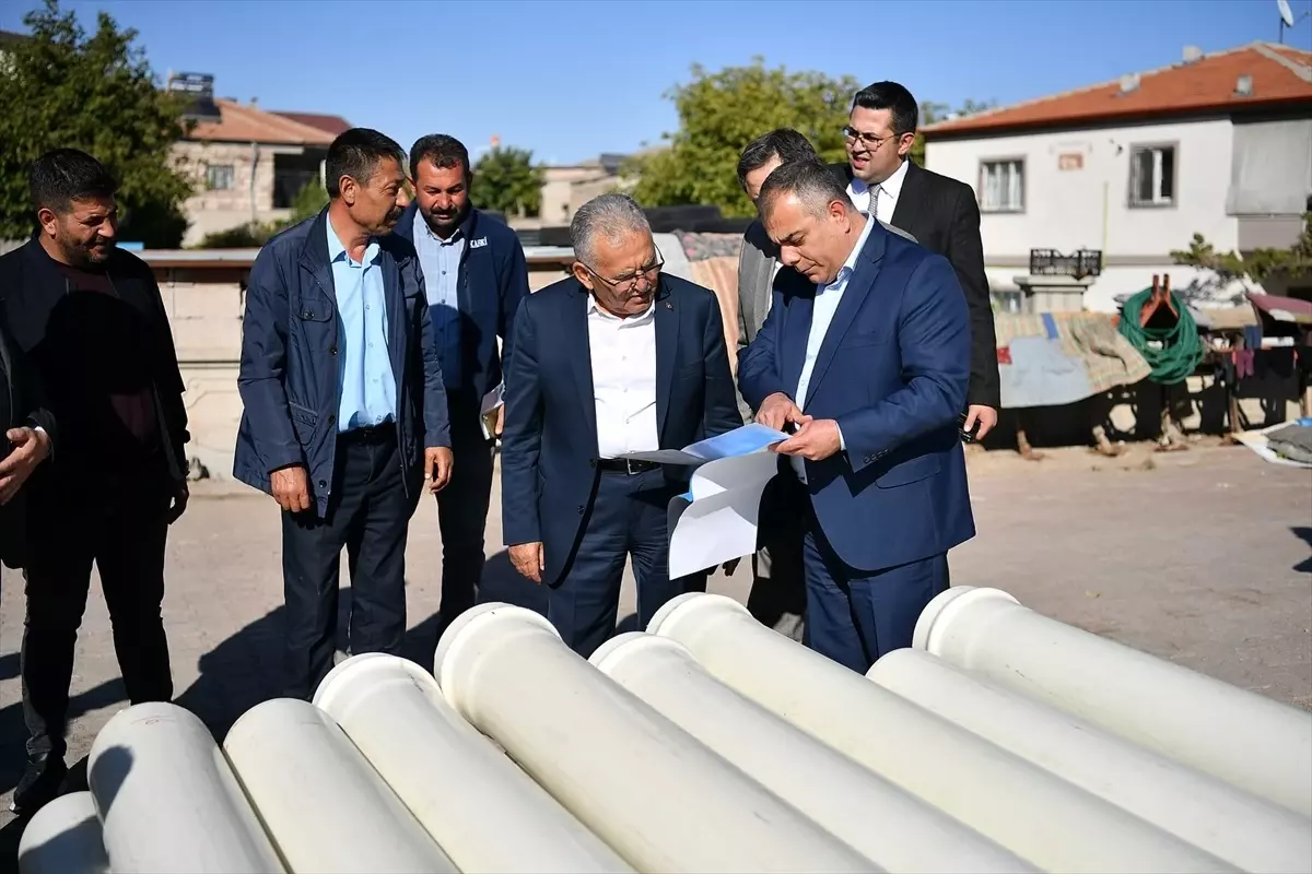 Kayseri'de KASKİ Altyapı Çalışmaları İncelendi