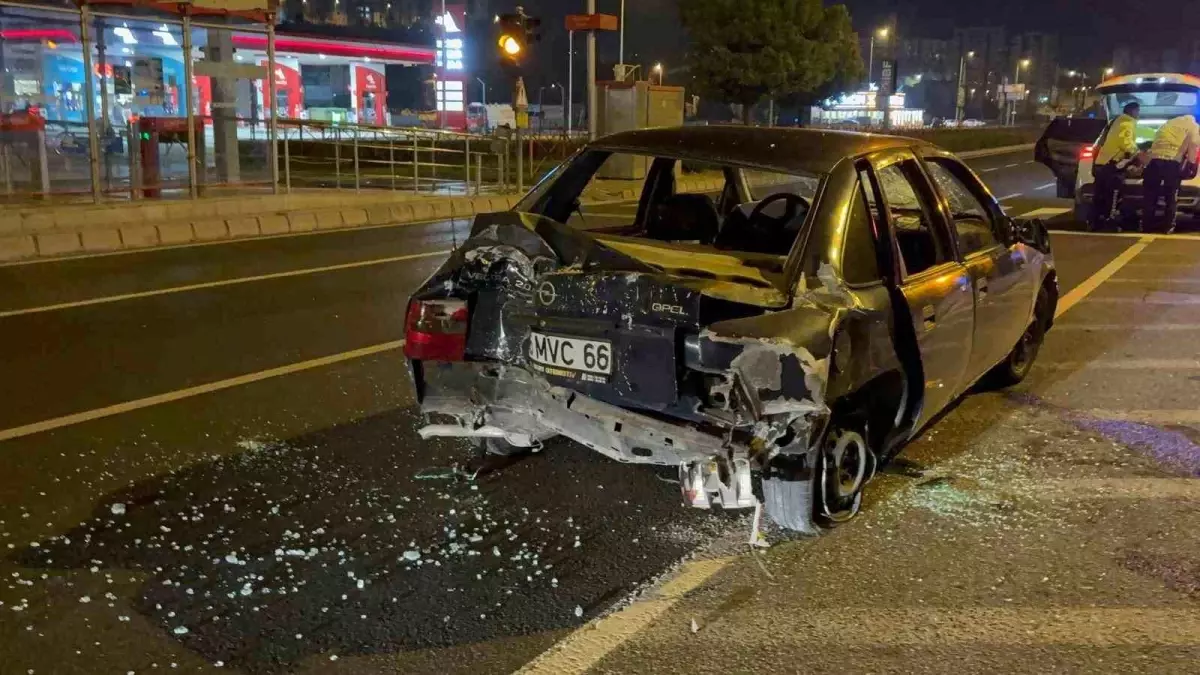 Alkollü Sürücü Trafik Kazasına Neden Oldu
