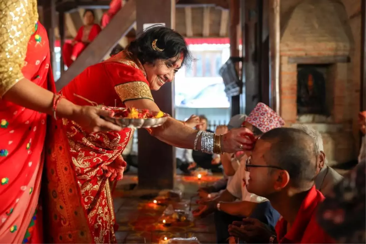 Nepal'de Tihar Festivali Coşkuyla Kutlandı