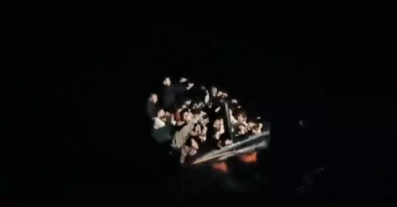 Marmaris'te 46 Göçmen Kurtarıldı