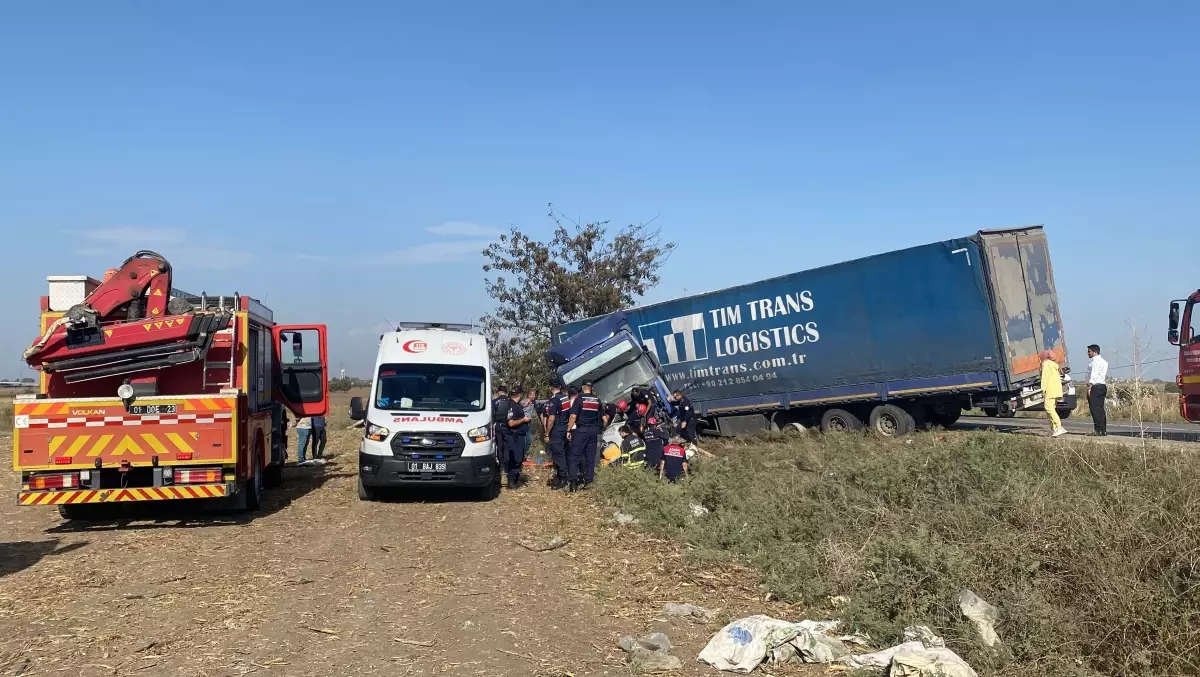 Ceyhan'da TIR-Otomobil Kazası: 1 Ölü