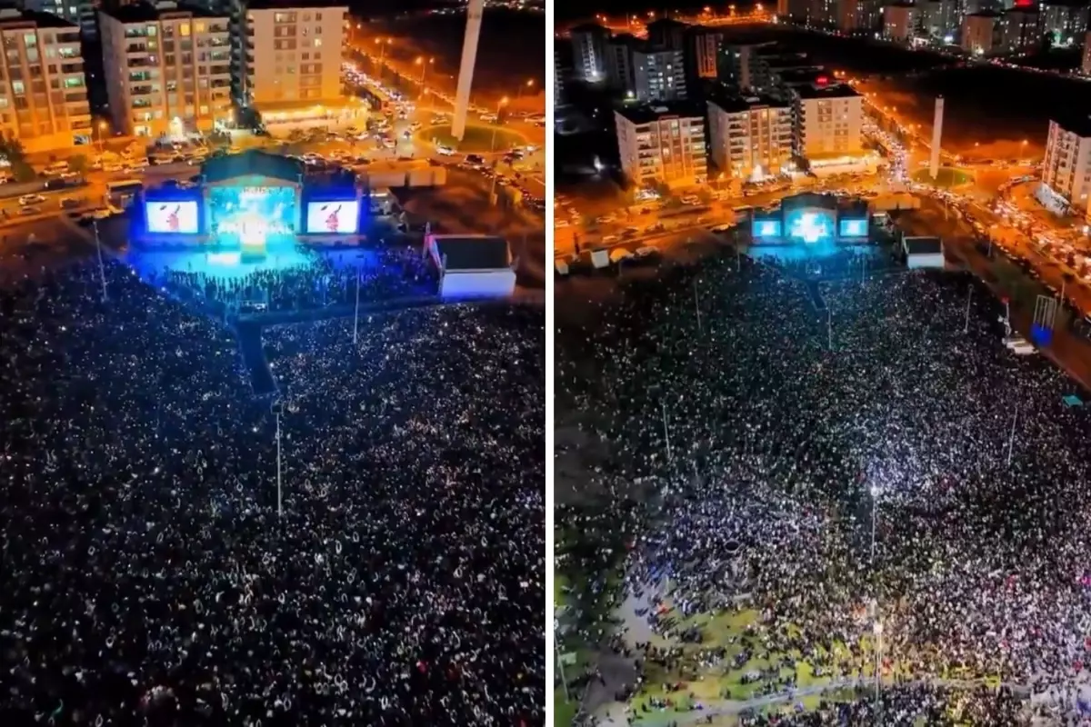Mahşeri kalabalık! Koma Amed, 30 yıl sonra Diyarbakır'da